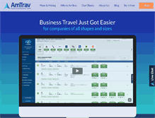 Tablet Screenshot of amtrav.com